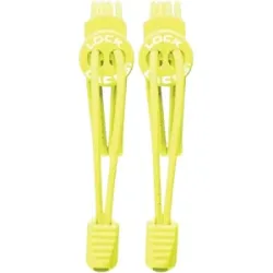 LOCK LACES Schnürsenkel unisex gelb