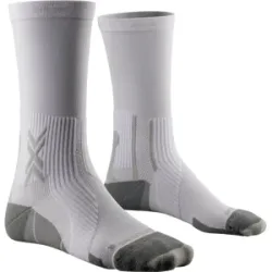 X-BIONIC X-SOCKS® RUN PERFORM CREW Unisex ARCTIC WHITE/PEARL GREY 45-47