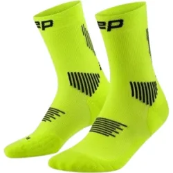 CEP CORE RUN SOCKS MID CUT 5.0 Damen lime/black 40-43