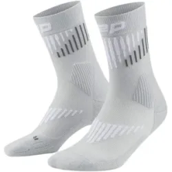 CEP CORE RUN MERINO SOCKS MID CUT 3.0 Damen GREY/WHITE Gr. 37-40