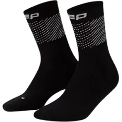 CEP PRO RUN REFLECTIVE SOCKS MID CUT 3.0 Damen Black 34-37