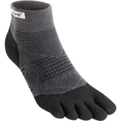 INJINJI RUN MINI CREW ZEHENSOCKEN Unisex schwarz-grau S
