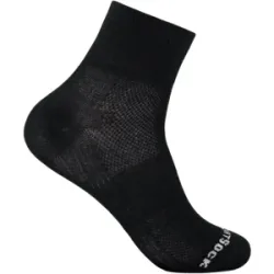 WRIGHTSOCK COOLMESH LL QUARTER LAUFSOCKEN Unisex black M / 37,5-41