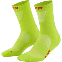 CEP PRO RUN ULTRALIGHT SOCKS MID CUT Herren yellow 45-48+
