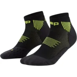 CEP CORE RUN SOCKS LOW CUT 5.0 Herren black/lime 45-48+