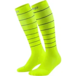 CEP PRO RUN REFLECTIVE SOCKS TALL 2.0 Herren NEON YELLOW Gr. 4