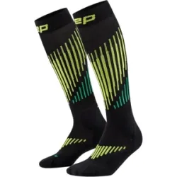CEP CORE RUN MERINO SOCKS TALL 3.0 Herren BLACK/LIME Gr. 4