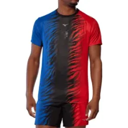 MIZUNO DRYAEROFLOW GRAPHIC TEE Herren Oni Red/Oni Blue S