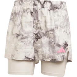 ADIDAS OWN THE RUN SPRAY DYE 2IN1 SHORTS Damen SPRAY DYE XS