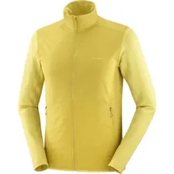SALOMON ESSENTIAL LIGHTWARM HYBRID Midlayer-Jacke M Herren CRESS GREEN M