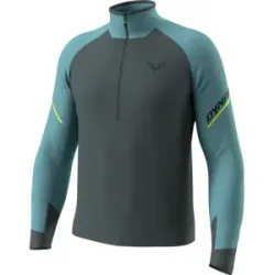DYNAFIT ALPINE L/S 1/2 ZIP TEE Herren Smoke Blue L