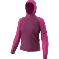 DYNAFIT ALPINE KAPUZENLONGSLEEVE Damen magenta M
