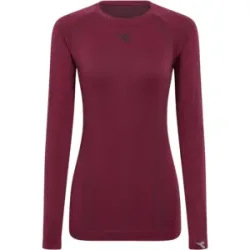 DIADORA L. LS T-SHIRT STRATOZERO Damen MAROON BANNER L/XL