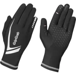 GRIPGRAB RUNNING EXPERT WINTER TOUCHSCREEN HANDSCHUH Schwarz XS