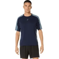 ASICS FUJITRAIL ELITE S/S TOP Herren Midnight/Ironclad XL