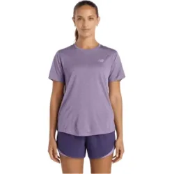 NEW BALANCE RC ESSENTIAL T-Shirt Damen Candied Violet Heather L