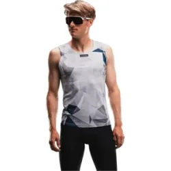 FUSION TEMPO! PRO Run Singlet Herren White/Blue XL