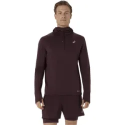 asics Road Winter LS Hoodie Herren Dark Current S