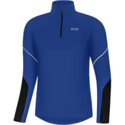GORE WEAR MID LONG SLEEVE ZIP SHIRT Herren Blau S