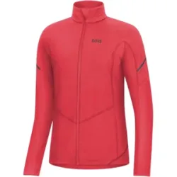 GORE WEAR THERMO LONGSLEEVE ZIP SHIRT Damen Rot 42