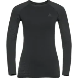 ODLO PERFORMANCE WARM ECO BASELAYER-TOP Damen Grau XS