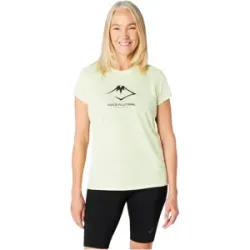 ASICS FUJITRAIL LOGO SS TOP Damen Grün L
