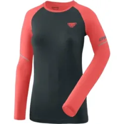 DYNAFIT ALPINE PRO L/S Laufshirt Damen blueberry HOT CORAL L