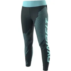 DYNAFIT ULTRA GRAPHIC LONG TIGHTS Damen Blau L