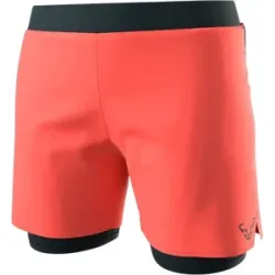 DYNAFIT ALPINE PRO 2IN1 SHORTS Damen hot coral L
