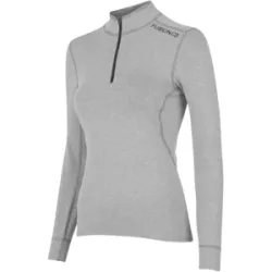 FUSION C3 ZIP NECK Damen Grau L