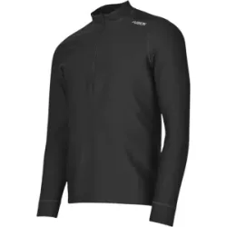 FUSION C3 LS ZIP NECK Herren Schwarz XXL