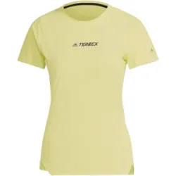 ADIDAS TERREX PARLEY AGRAVIC TRAIL RUNNING ALL-AROUND T-SHIRT Damen Gelb XS
