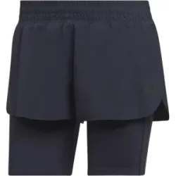 ADIDAS RUN ICONS 2IN1 RUNNING SHORTS Damen Schwarz XS