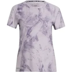 ADIDAS ULTIMATE ALLOVER PRINT T-SHIRT Damen Preloved Fig/Ash Purple XS