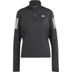ADIDAS OWN THE RUN 1/2 ZIP LONGSLEEVE Damen Schwarz XS