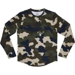 SAYSKY CAMO BLAZE LONGSLEEVE Herren Oliv S