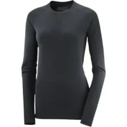 SALOMON SENSE LS TEE DAMEN Damen Schwarz XL