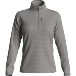 SALOMON ESSENTIALS LTWARM HALFZIP Damen Grau XL