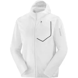 SALOMON BONATTI AERO HOODIE Unisex Weiß L