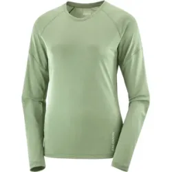 SALOMON CROSS RUN LS Damen Grün M
