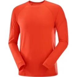 SALOMON CROSS RUN LS TEE Herren Rot S