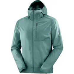 SALOMON BONATTI CROSS WIND Laufjacke Herren Türkis S