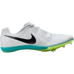 NIKE ZOOM RIVAL MULTI Leichtathletik-Schuhe Unisex WHITE/BLACK-BRIGHT SPRUCE-VAPOR GREEN 44,5