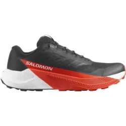 Salomon PULSAR Trailschuhe Herren Black/White/Cherry Tomato 47 1/3