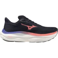 Mizuno WAVE SKY 9 Laufschuhe Damen Odyssey Gray/Striking Coral/Iris Bloom 44,5