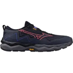 Mizuno WAVE DAICHI 9 GTX Trailschuhe Damen BaritoneBlue/CalypsoCoral/IrisBloom 42,5