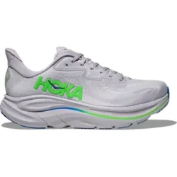 HOKA CLIFTON 10 Laufschuhe Herren Ash Grey/Neon Green D (normal) 46