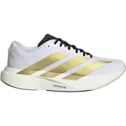 adidas ADIZERO EVO SL WOVEN Laufschuhe Damen Ftwr White/Matte Gold/Core Black 39 1/3