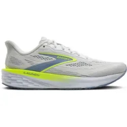 Brooks LAUNCH 12 Herren White/Rainwashed/Nightlife Gr. 45 Weite D (normal)