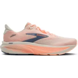 Brooks GHOST 18 Laufschuhe Damen Star White/Cyber Peach/Grey 2A (schmal) 40,5
